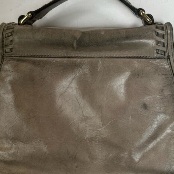 Rebecca Minkoff Vanity Saddle Bag Leather Bag Shoulder Crossbody Handle Western - Picture 12 of 16